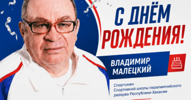 Поздравляем спортсмена с днем рождения
