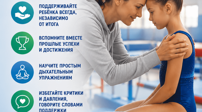 Как помочь юному спортсмену справиться со страхом неудачи перед стартом